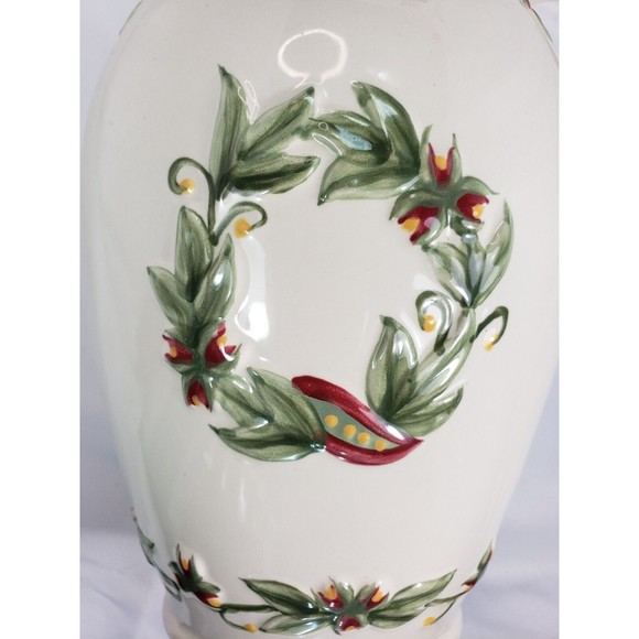 A SPECIAL PLACE Ceramic Pitcher 2002 Vtg 2 Quarts Holiday Micro Dshwshr Freezr - Picture 5 of 9